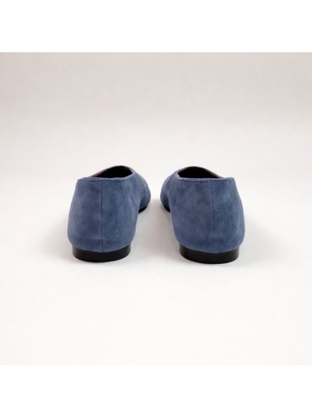 Madewell The Mylie Ballet Flat Suede Basalt Blue Womens 7.5M Minimalist Timeless - Picture 7 of 16